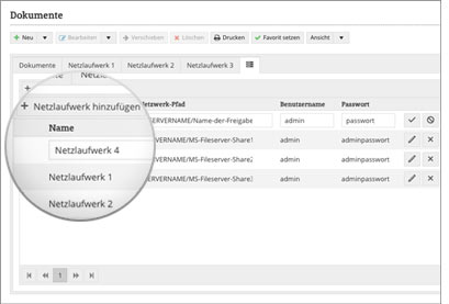 Social Intranet Modul MS File-Server-Konnektor