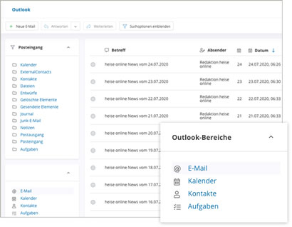 Intranet Social Software Modul E-Mails